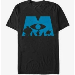 Hot Sale ⌛  Monsters Inc. Logo Silhouette T-Shirt 🥰