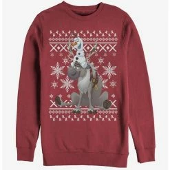 Best reviews of ⭐ Frozen Ugly ❄ Christmas Sweater Friends Girls Sweatshirt 🎁