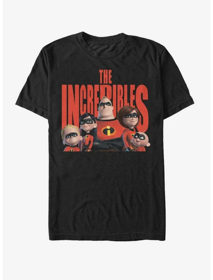 Brand new ⌛ Disney Pixar The Incredibles Family Portrait T-Shirt ✨ 1 Brand new ⌛ Disney Pixar The Incredibles Family Portrait T-Shirt ✨