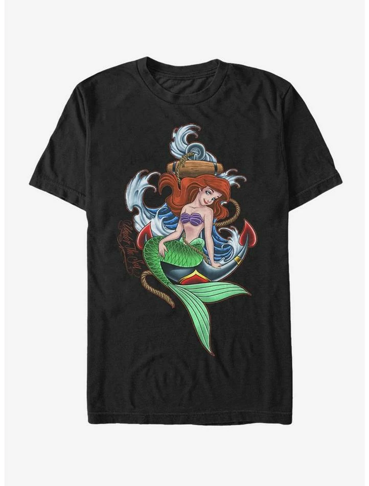 Best Sale ❤️ Disney Ariel Anchor T-Shirt ❤️ 1 Best Sale ❤️ Disney Ariel Anchor T-Shirt ❤️