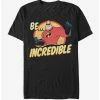 New ❤️ Disney Pixar The Incredibles Be Incredible T-Shirt 😀