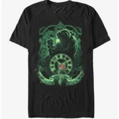 New 👍 Disney Beauty And The Beast Green Time T-Shirt 🥰