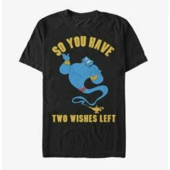 Best Sale ⌛  Disney Aladdin Genie Two Wishes Left T-Shirt 🌟