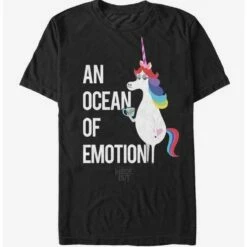 Cheapest ⌛ Disney Pixar Inside Out Rainbow Unicorn Ocean of Emotion T-Shirt 💯