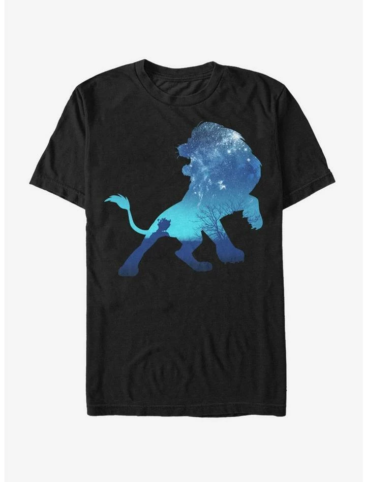 Budget ❤️ Lion King Simba Sky Silhouette T-Shirt 👏 1 Budget ❤️ Lion King Simba Sky Silhouette T-Shirt 👏