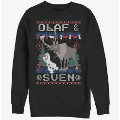 Best reviews of 🎉 Frozen Ugly Christmas Sweater Olaf Sven Sweatshirt 🧨
