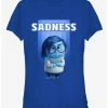 Best deal 🎉 Disney Pixar Inside Out Sadness Portrait Girls T-Shirt 😍