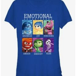 Best Sale 🔔  Disney Pixar Inside Out Emotional Adventurers  Girls T-Shirt 😉
