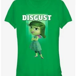 Best reviews of ✔️  Disney Pixar Inside Out Disgust Portrait  Girls T-Shirt 😀