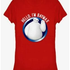 New 🥰  Big Hero 6 Hello Baymax  Girls T-Shirt 🧨