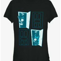 New ⭐ Monsters Inc. Closet Door Portal ✔️ Girls T-Shirt 🛒