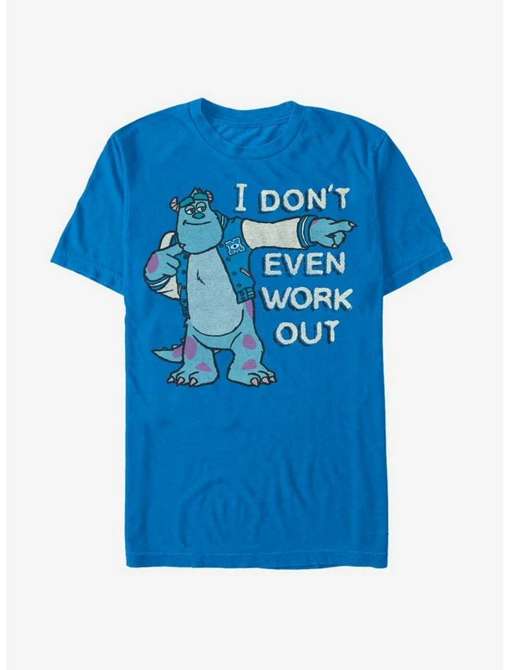 Outlet βοΈ Monsters Inc. Sulley I Don't Even Work Out T-Shirt π 1 Outlet βοΈ Monsters Inc. Sulley I Don't Even Work Out T-Shirt π