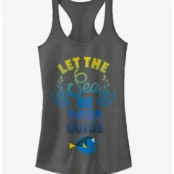 New 🌟  Disney Pixar Finding Dory Let the Sea be Your Guide 😉  Girls Tank ✨