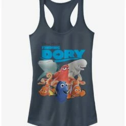Best Pirce ❤️ Disney Pixar Finding Dory Whole Gang 🔔 Girls Tank 🥰