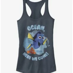 Coupon ⭐ Disney Pixar Finding Dory Nemo Ocean Here We Come 😀 Girls Tank 🤩