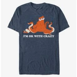 Cheap ✔️ Disney Pixar Finding Dory Hank Ok Crazy T-Shirt 🔥