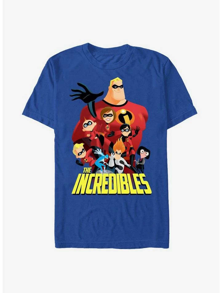 Budget 🛒 Disney Pixar The Incredibles Group Shot T-Shirt 😉 1 Budget 🛒 Disney Pixar The Incredibles Group Shot T-Shirt 😉