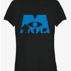 Flash Sale ❤️ Monsters Inc. Logo Silhouette 😉 Girls T-Shirt ❤️