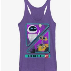 Buy 🎁 Disney Pixar Wall-E EVE Robot Triangle 🛒 Girls Tank ❤️
