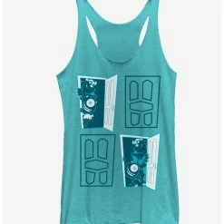Coupon 👍 Disney Pixar Monsters Inc. Closet Door Portal Girls Tanks 🤩