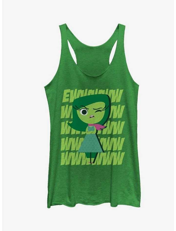 Flash Sale ๐ Disney Pixar Inside Out Disgust Ew Girls Tank โญ 1 Flash Sale ๐ Disney Pixar Inside Out Disgust Ew Girls Tank โญ