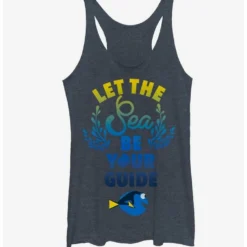 Discount ❤️ Disney Pixar Finding Dory Let the Sea be Your Guide 👏 Girls Tank 🔥
