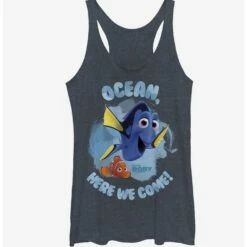 Top 10 ⌛ Disney Pixar Finding Dory Ocean Here We Come 🛒 Girls Tank ⌛