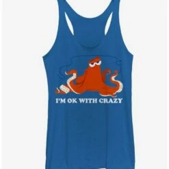 Flash Sale ✔️ Disney Pixar Finding Dory Hank Ok Crazy Girls Tank 🤩