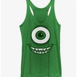 Best reviews of 😉 Disney Pixar Monsters Inc. Mike Wazowski Eye Girls Tanks ❤️