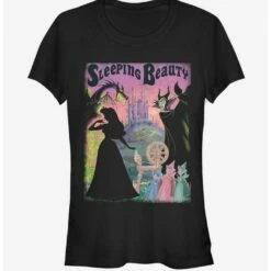 Discount 🤩  Disney Sleeping Beauty Poster  Girls T-Shirt ❤️