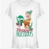Best Sale 🔥 Disney Snow White And The Seven Dwarfs Bashful Holiday Girls T-Shirt ❤️