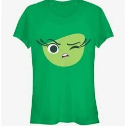 Cheap ✔️  Disney Pixar Inside Out Disgust Face  Girls T-Shirt 😍