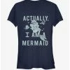 Promo ❤️ Disney The Little Mermaid Actual Mermaid 🧨 Girls T-Shirt ⭐