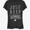 Promo 🛒 Disney Pixar Finding Dory Just Keep Swimming Girls T-Shirt 😍