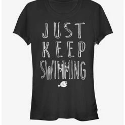 Promo 🛒  Disney Pixar Finding Dory Just Keep Swimming  Girls T-Shirt 😍