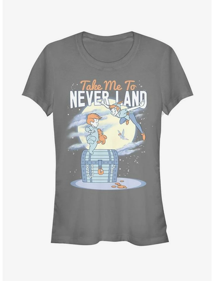 Deals 🤩 Disney Peter Pan Take Me To Never Land 👏 Girls T-Shirt ✔️ 1 Deals 🤩 Disney Peter Pan Take Me To Never Land 👏 Girls T-Shirt ✔️