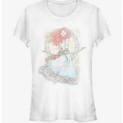 Budget ⌛ Disney Pixar Brave Watercolor 💯 Girls T-Shirt 👍