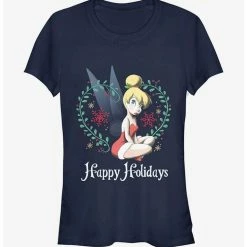 Coupon ✨ Disney Ugly ❄ Christmas Sweater Tinker Bell Girls T-Shirt 🌟