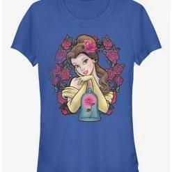 Flash Sale ⭐ Disney Beauty And The Beast Rose Belle Girls T-Shirt ⌛ -Dressup Outfits Shop 11707247 hi