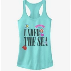 Best Pirce 🔥 Disney Ariel Stickers 🌟 Girls Tank ⌛