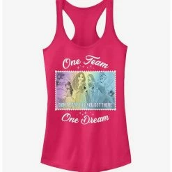 Discount ❤️ Disney Princess One Team Girls Tank ⌛