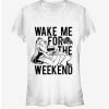 New ⭐ Disney Wake Me for Weekend 🌟 Girls T-Shirt 😀