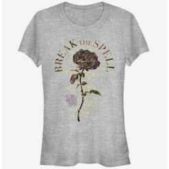 Top 10 ✨ Disney Beauty And The Beast Break Spell Rose ✔️ Girls T-Shirt 😉