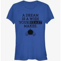 Buy ✔️ Disney A Dream Is a Wish Your Heart Makes 😉 Girls T-Shirt 🌟