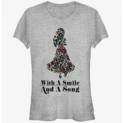 New 🎁 Disney With A Smile 😍 Girls T-Shirt ✨