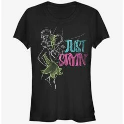 Brand new ✨ Disney Tinker Bell Just Saying 💯 Girls T-Shirt ✔️