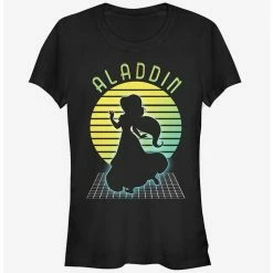 Best Sale ✔️  Disney Retro Jasmine Grid 😀  Girls T-Shirt ⭐