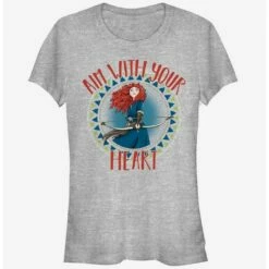 Flash Sale 🤩 Disney Pixar Brave Merida Aim With Heart Girls T-Shirt 😀