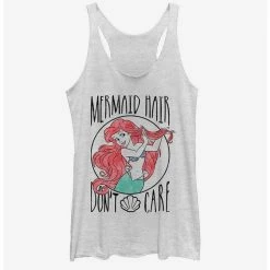 Best Pirce ❤️ Disney Ariel Hair Don't Care 💯 Girls Tank ⭐