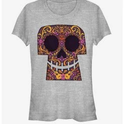 New 🧨 Disney Pixar Coco Sugar Skull Grin Girls T-Shirt 🤩